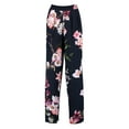 thumbnail image 4 of asdoklhq Plus Size Pants for Women,Women's High Waist Casual Pants Printed Loose Wide Leg Pants, 4 of 5