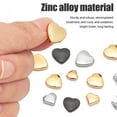 thumbnail image 3 of 20 Pcs 10mm Metal Heart Rivet, Metal Heart Shape Decoration Stud Rivets Set, Decorative Heart Shape Rivets Heart Stud, Leather Rivet for Belt Clothes Purse Handbag, 3 of 7