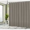 thumbnail image 5 of Ambesonne Retro Shower Curtain, Halftone Inspired Polka Dots, 69"Wx84"L, Dark Taupe and Champagne, 5 of 5
