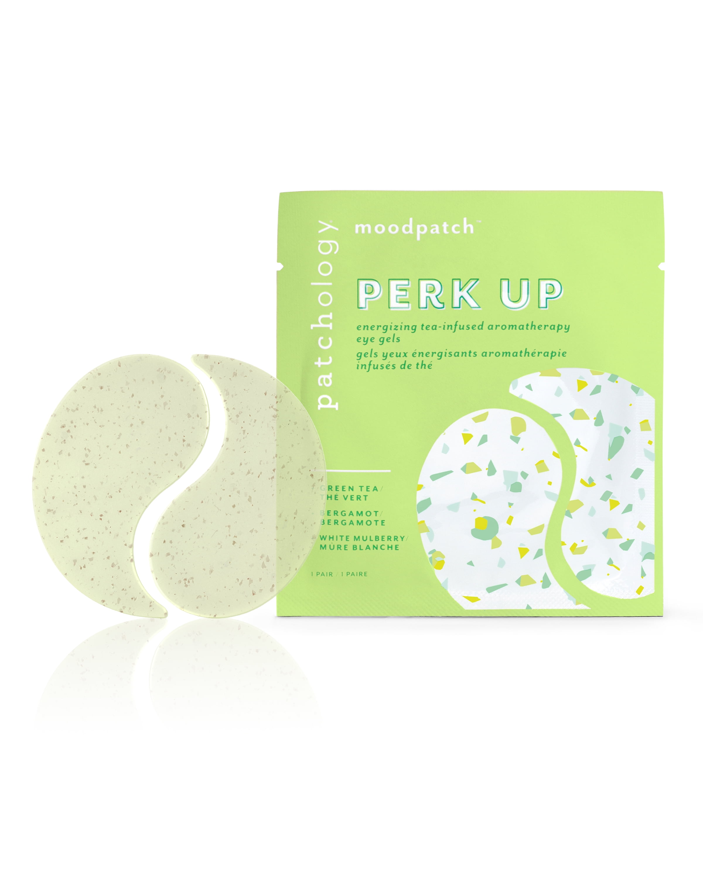 (4 pack) Patchology moodpatch Perk Up Facial Eye Mask Gels Single Pack