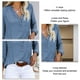 thumbnail image 5 of Blusa con botones de verano,Blusa de verano para mujer Camisa holgada con botones para mujer Blusa con botones para mujer Calidad en la que puede confiar, 5 of 6