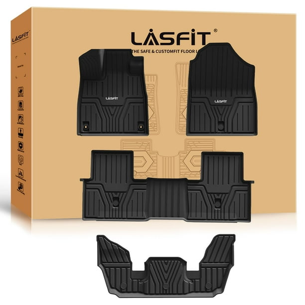 Alfombrillas LASFIT para Honda Pilot 2023-2025, 7 y 8 asientos, todo tipo de clima