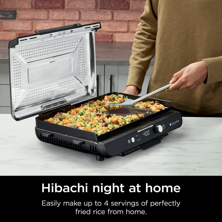 キッチン家電 Princess SizzletoSurprise TableGrillPure Ninja Sizzle Pro XL 8-Serving Electric Indoor Griddle & Grill, 20