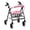 Rose and Valentine's Day Gifts, variant on HELLHERO Heart Pattern Rollator Walker Cover Breathable Reusable Seat Back Covers and Improved Comfort for Seniors