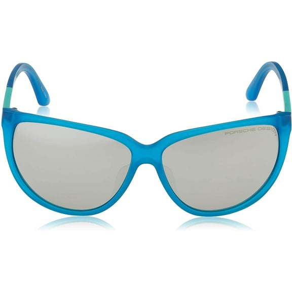 Porsche Blue Plastic Frame Gray Lens Unisex Sunglasses P85881