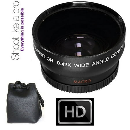 New HD Wide Angle with Macro Lens for Sony HDR-SR8 HDR-SR7