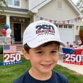 thumbnail image 4 of America 250 Years of Freedom Baseball Cap, 250th Anniversary USA Hat Patriotic American Eagle Cap, America 250th Anniversary Hat Adjustable, USA 250th Anniversary Merchandise Gift, 4 of 6