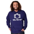 thumbnail image 5 of Oh Snap Camera Snapshot Cute Hobby Hoodie Sweatshirt Women Men Brisco Brands X, 5 of 6