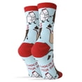 thumbnail image 2 of OoohYeah Womens Funny Colorful Crew Socks, Milk Shake, Cotton Fashion Dress Socks, One Size, 2 of 5