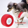 thumbnail image 1 of Correa Plegable Vendaje elástico no tejido autoadhesivo para mascotas, cinta de primeros auxilios (Pure S), 1 of 7