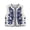 Blue, variant on Summer Vest for Women Button down Cardigan Tank Women's Retro Embroidered Tank Vest Tops XS-L