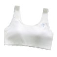 thumbnail image 4 of Wuxian Girls Bralette For Older Girls Teen In Primary And Junior High Schools Thin Seamless Bra Breathing Comfort Soft Solid Color Underwear,White, 4 of 4