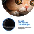 thumbnail image 5 of Disketp Animal Cat Small Mouse Pad 7.9x7.9 Inches,Washable Round Mousepad For Office Laptop Computer,Non-Slip Rubber Base Mouse Pads For Wireless Mouse, 5 of 9