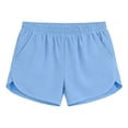 thumbnail image 5 of Athletic Shorts for Women 2-In-1 Elastic Waist Workout Shorts with Pockets Plus Size Fashion Women's&nbsp;Clothing, 5 of 5