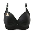 thumbnail image 6 of Ayfxijin Bras for Women No Underwire,Woman Bras Printing Gathered Together Large Size Daily Bra Underwear No Rims, 6 of 8