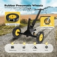 thumbnail image 7 of SPECSTAR Adjustable Trailer Dolly, 1500lbs Load Capacity, with 2" Hitch Ball & 16" Solid Tires,23.6"-35.4" Adjustable Height, Suitable for RV Trailer Relocation, 7 of 7