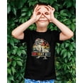 thumbnail image 3 of Birthday Boy Cool T-Rex in Sunglasses Shirt for Kids 9th Birthday Dinosaur Theme Tee Black Shirt Youth Large, 3 of 4