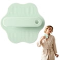 thumbnail image 2 of 1 Pc Silicone Body Scrubber Gentle Exfoliating Brush on Sensitive Skin Soft Shower Scrubber for Body, Hygienic Silicone Loofah Bathroom Essentials Brush for Women, Men, 3.93 Inch, Green, 2 of 6