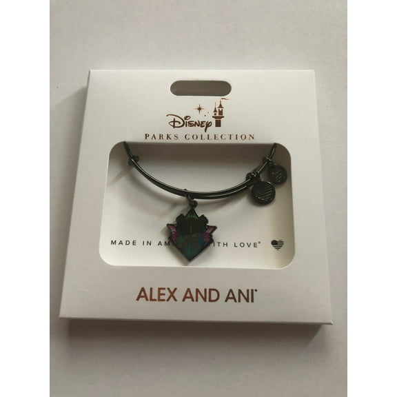 Disney Villains Maleficent Alex and Ani Black Metal Bracelet New with Box