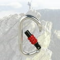 thumbnail image 4 of Mosquetón de Escalada Baoblaze D Plata 25KN 6.1x11.2cm, 4 of 8