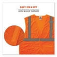 thumbnail image 6 of Ergodyne GloWear® Breakaway Mesh Hi-Vis Type-R Class 2 Safety Vest, X-Small, Orange, 6 of 8