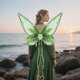 thumbnail image 4 of Elven Butterflys Wing Thin Cicada-Wing Wing Set Festival Party Performance Props, 4 of 7