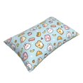 thumbnail image 2 of Fotbe Rabbit Burger Coffee Pillow Cases - Envelope Closure - Luxury, Extra Soft, Cooling Pillow Covers - Wrinkle, Fade, Stain Resistant-14"x20", 2 of 8