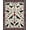 Burgundy Black Ivory, Pattern 1, variant on ODIKA 6'x9' Washable Area Rug Non-Slip, Easy Care, Matte Black Red Gothic Rose Design Crow and Vine Motif with Skeletal Branches for Family Room, Living Room, Master Bedroom