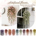 thumbnail image 3 of Uv Resistant Artificial Outdoor Flowers Red Hanging Artificial Flowers Porch Wall Decor 30inTrailing Stems 2 Pc Set, 3 of 3