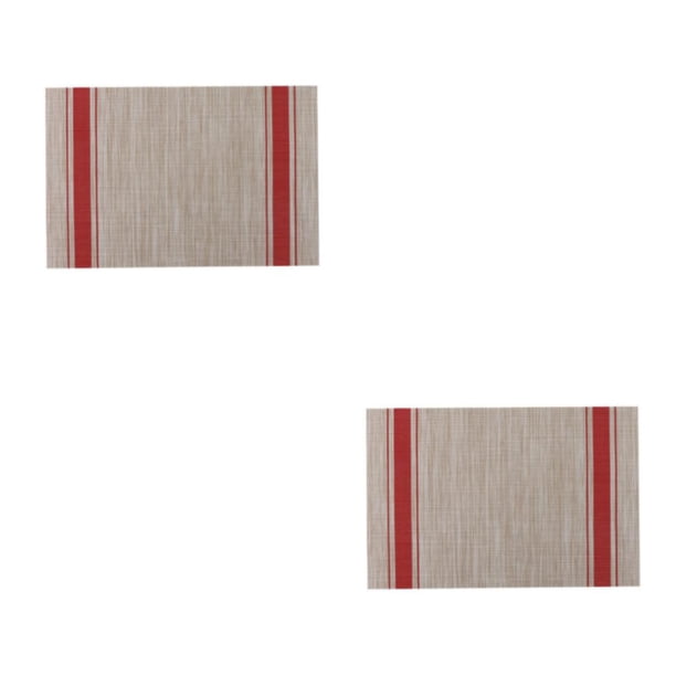 Yuarrent Alfombrilla de de PVC, alfombrilla de comedor, manteles individuales, posavasos, rectángulo antideslizante Type1 NO1