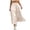 White, variant on ITSAME Girls Long Skirt, Cotton Breathable Loose Fit Elastic Waist Summer Comfortable Fashion Casual Skirt White 13-14T