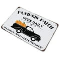 thumbnail image 3 of Metal Tin Sign Welcome to Our Pumpkin Patch Farmhouse Tin Sign Metal Aluminum Sign Vintage Wall Decor Retro Poster for Bars Restaurants Cafes Pubs Home Decoration 12"x16", 3 of 5