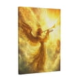 thumbnail image 3 of CozyNet An Angel Blowing A Trumpet Surrounded By Golden Beams Of Light In Heavenly Clouds Wall Art Prints With Frame Canvas Perfect for Living Room & Bedroom, Ready to Hang, Wall Decor 12"x16", 3 of 10