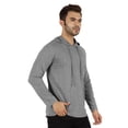 thumbnail image 3 of Inkmeso Solid Winter Hooded Sweatshirt For Mens Long Sleeve Drawstring Pullover Hoodie, 3 of 7