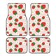thumbnail image 1 of Balery Strawberry Floral Juego de 4 Alfombrillas para Auto, Revestimientos de Caucho Resistente, Diseño Antideslizante, 1 of 7