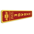 thumbnail image 3 of Chevrolet Self Serve Chevy Garage Aluminum Metal Decor Sign - 4x18 inches, 3 of 4