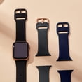 thumbnail image 3 of Paquete de 3 compatibles con correas de Apple Watch de 41 mm, 40 mm y 38 mm, correa de repuesto de pulseras deportivas de silicona suave con cierre clásico para Iwatch Series Se 7 6, 3 of 5
