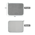 thumbnail image 4 of EEEkit 2pcs Dish Drying Mats, Absorbent Microfiber Kitchen Dish Drainers, 16 x 12", Gray, 4 of 6