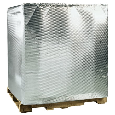 INC4840 Silver 48 Inch x 40 Inch x 48 Inch Cool Shield Bubble Pallet Cover Made in USA CASE OF