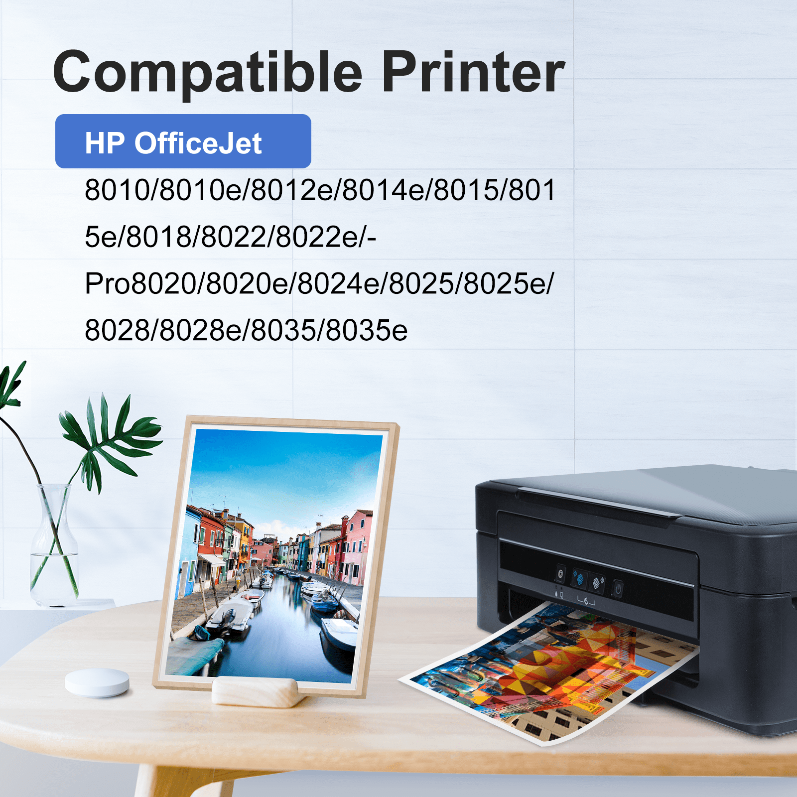 910XL 910 XL Ink Cartridge Compatible for HP 910XL 910 Combo Pack for OfficeJet 8010e 8012e 8014e 8015 8015e 8010 8018 8022 8022e Pro 8020 8020e 8024e 8025 8025e Printer (4-Pack)
