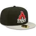 thumbnail image 3 of Men's New Era Black Arkansas Travelers Authentic Collection Road 59FIFTY Fitted Hat, 3 of 6