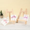 thumbnail image 6 of REACHISE Wooden Display Easel Stand Triangle Cards Tabletop Crafts, 6 of 8
