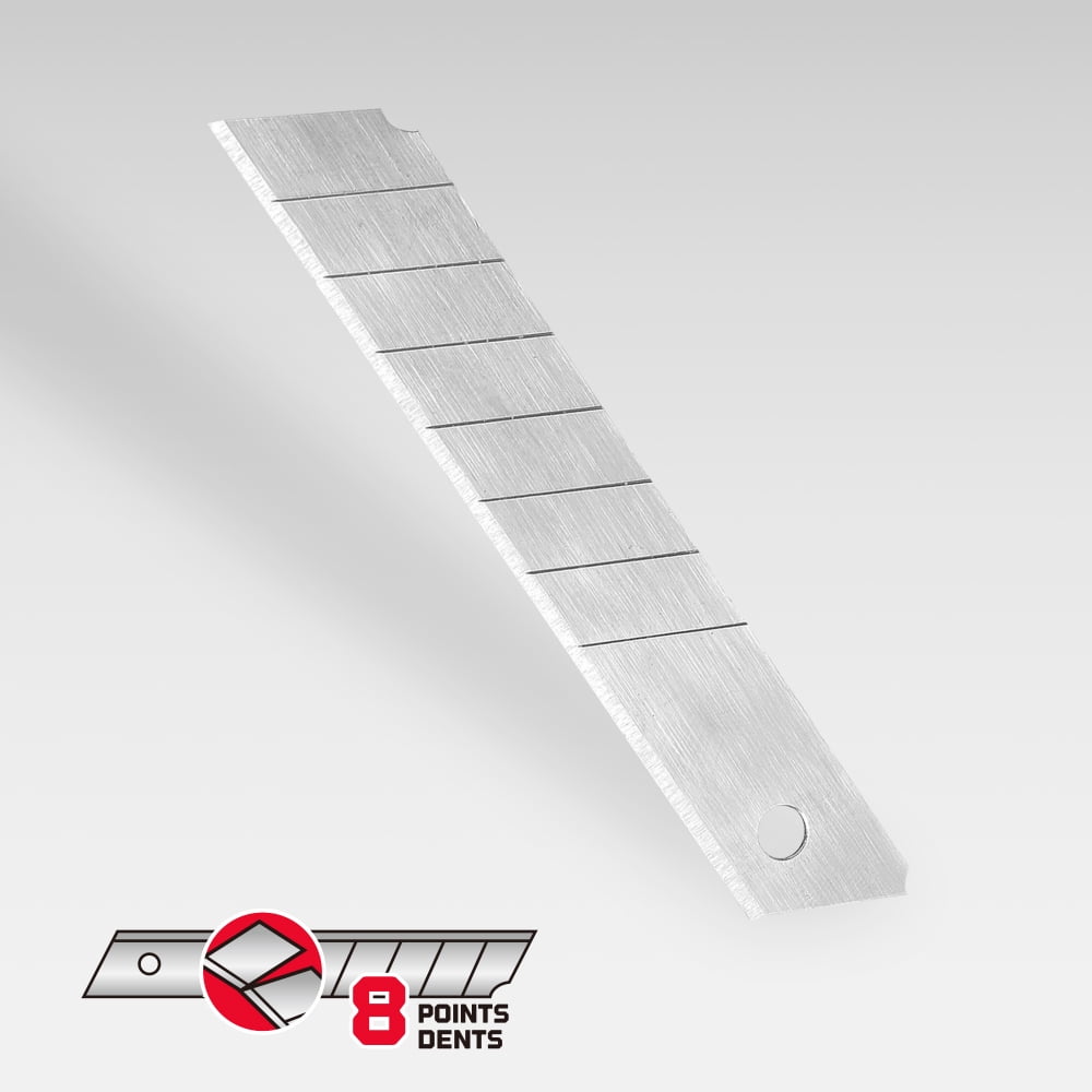 Swiss Tech 5 pièces Snap-off lames 18mm Extra tranchantes,acier SK5