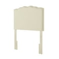 thumbnail image 6 of Nailhead Trim Scallop Shaped Twin Headboard in Off White, 6 of 7