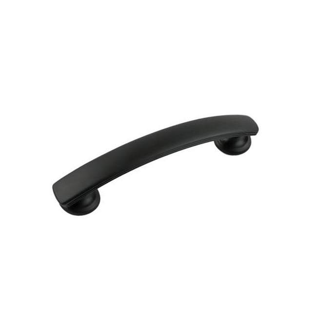 Hickory Hardware P2141-MB 3.75 in. Centre à Centre Américain Diner Collection Pull&44; Fini Noir Mat