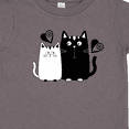 thumbnail image 4 of Inktastic Valentines Day Cat Couple Girls Toddler T-Shirt, 4 of 5
