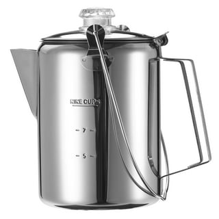 COLETTI Scoutmaster Camping Coffee Pot - Campfire Coffee Pot - Huge  Stainless Steel Camp Coffee Maker for Groups – 24 CUP 