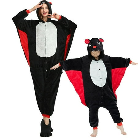 

CoCopeanut Frog Pajamas Adult Animal Stitch Bat Onesie Women Men Couple New Winter Pajamas Suit Sleepwear Long Sleeve Flannel Pyjama Pijama