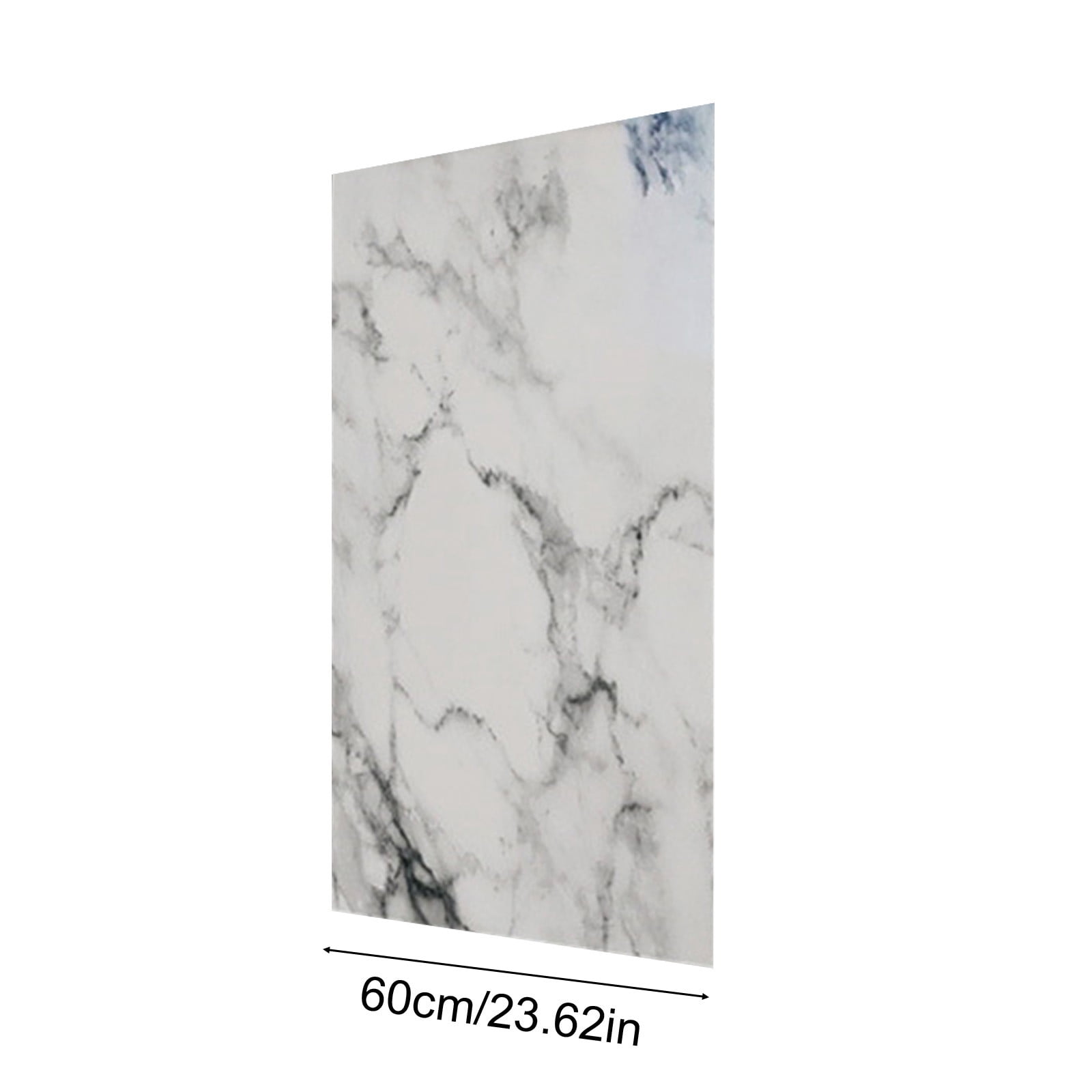 Inerposs Faux Marble Adhesive Film, Kitchen Countertop Wrap, Waterproof Oil-Resistant Cabinet Sticker, DIY Home Decor Solution, Easy Peel and Stick Installation