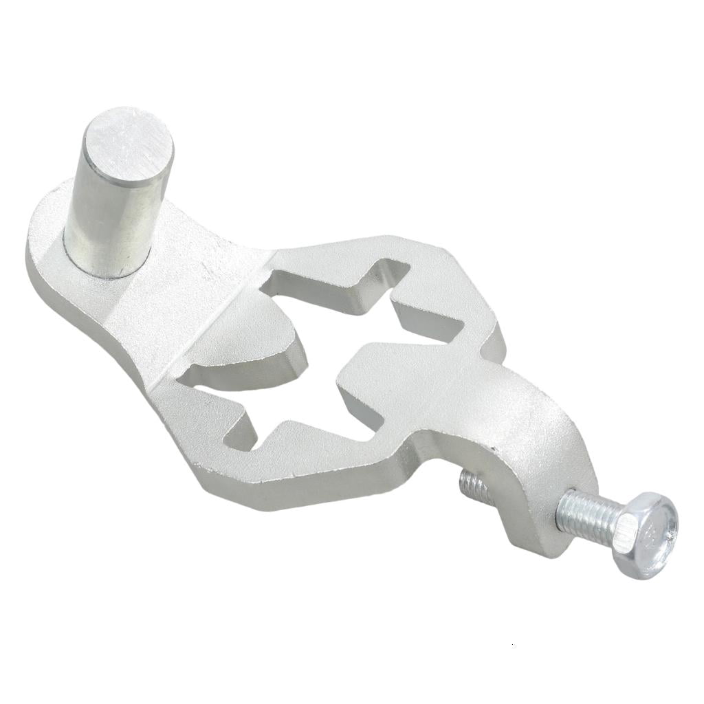 Farm Gate Hinges Pin Set of 2 Hot Dip Alloy Steel T Post Mounting Hardware for Garden Fence and Chain Link Gate